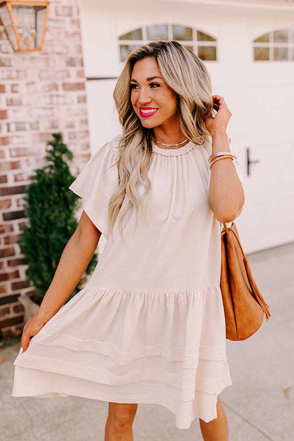 Southern Sweetheart Shift Dress in Cream Image - 1