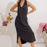 Boardwalk Cutie Ribbed Midi in Vintage Black Image - 1