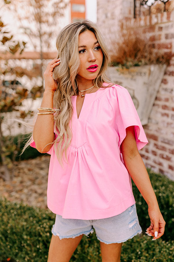 Gelato Date Linen-Blend Shift Top Image - 1