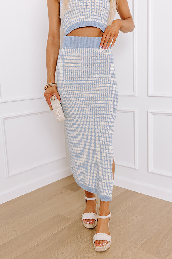 Resort Cutie High Waist Knit Skirt Image - 2