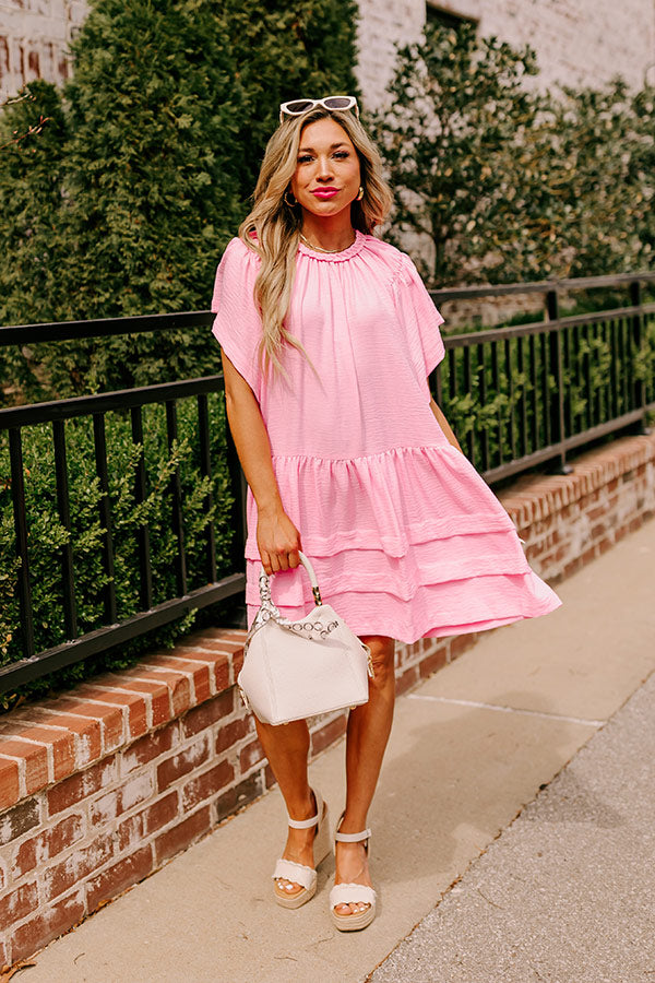 Southern Sweetheart Shift Dress in Pink Image - 3