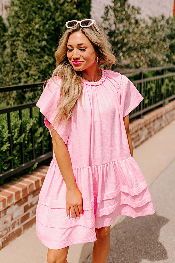 Southern Sweetheart Shift Dress in Pink Image - 5