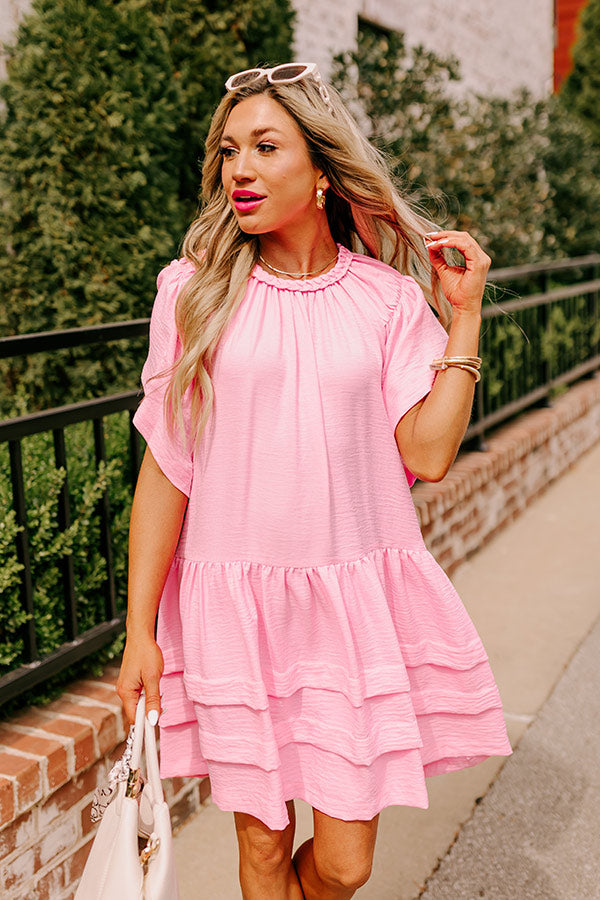 Southern Sweetheart Shift Dress in Pink Image - 1