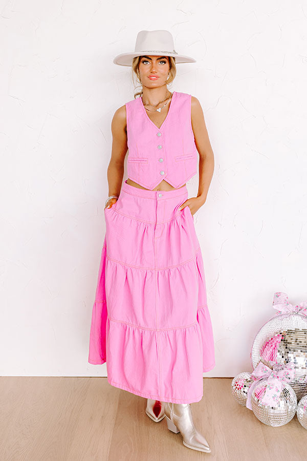 Lady Luck High Waist Denim Skirt Image - 1