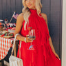 Salsa For Two Ruffle Mini Dress in Red Image - 1