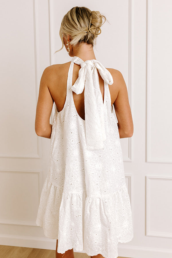 Gardenia Darling Embroidered Mini Dress Image - 3