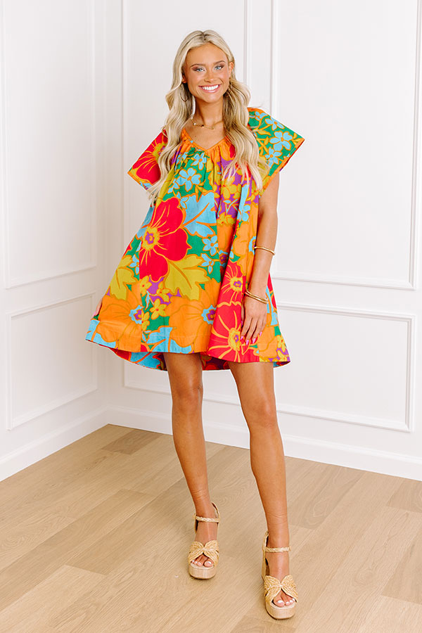 Bora Bora Babe Floral Mini Dress Image - 1