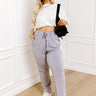 Flow And Chill High Waist Straight Leg Pants in Grey Curves Image - 1