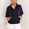 Casual Ease Sweatshirt in Navy Image - 1