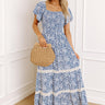 Kind Gesture Smocked Floral Maxi Dress Image - 1
