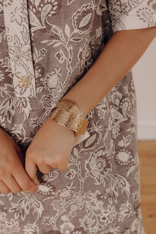 Final Touch Cuff Bracelet