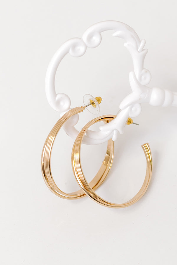 Sassy and Sweet Hoop Earrings Image - 1
