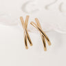 Subtle Charm Earrings in Gold Image - 1