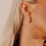 Subtle Charm Earrings in Gold Image - 1