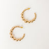 Happy Hour Meetup Hoop Earrings in Gold Image - 1