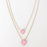 Final Touch Layered Necklace in Pink Image - 1