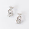 Cosmos and City Lights Hoop Earrings in Silver Image - 1