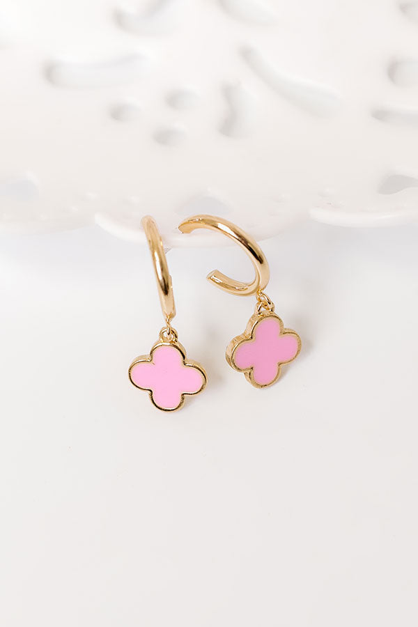 Caught Your Eye Huggie Hoop Earrings Image - 1