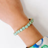 All The Sparkles Stretch Bracelet in Mint Image - 1