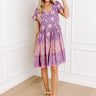 English Garden Floral Mini Dress Image - 1