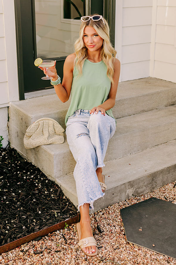 Simply Sweet Shift Top in Pear Image - 5