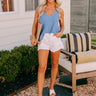 Laguna Livin' Knit Tank in Airy Blue Image - 1
