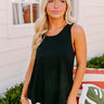 Simply Sweet Shift Top in Black Image - 1