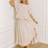 Happy Vacay High Waist Ruffle Skirt Curves Image - 1