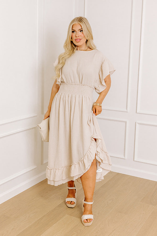 Happy Vacay High Waist Ruffle Skirt Curves Image - 2