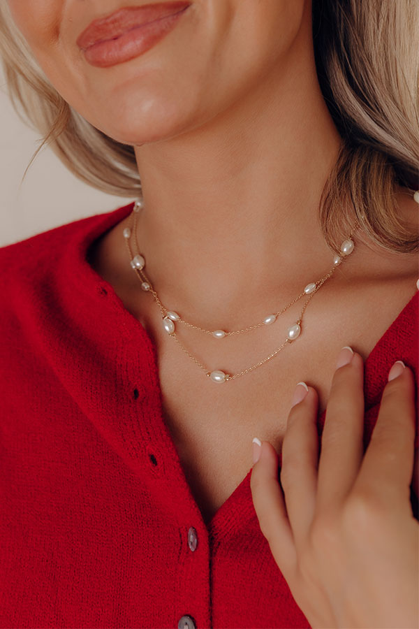 Sea Breeze Bliss Layered Necklace Image - 1