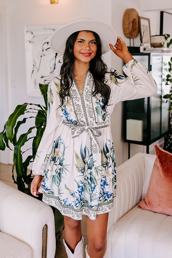 Botanical Happiness Mini Dress Image - 2