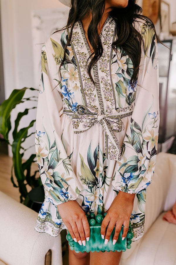 Botanical Happiness Mini Dress Image - 3