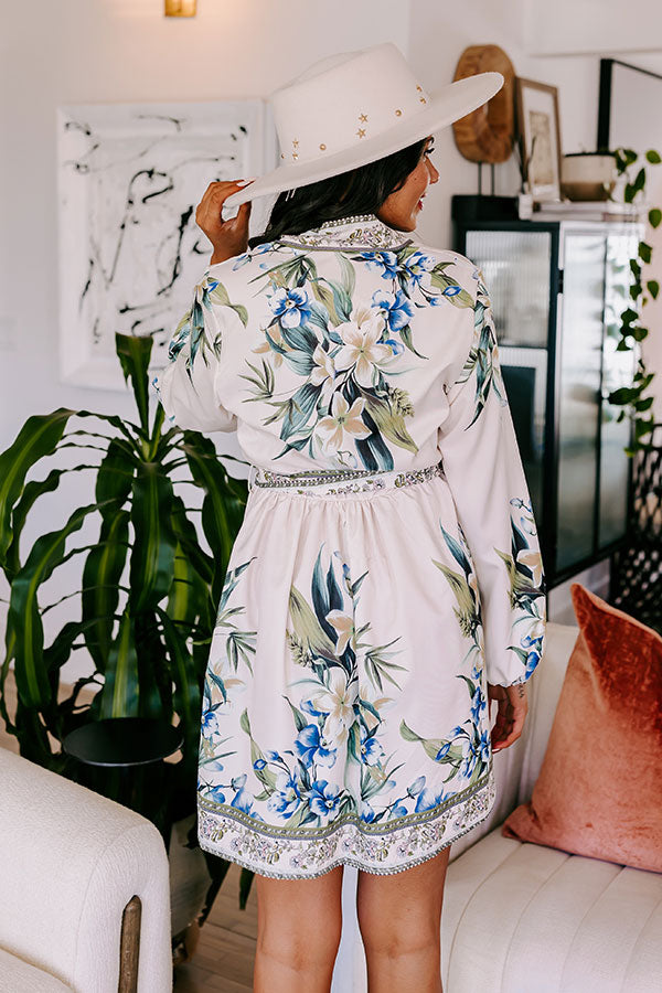 Botanical Happiness Mini Dress Image - 4