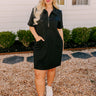 Casual Outing Mini Dress in Black Curves Image - 1