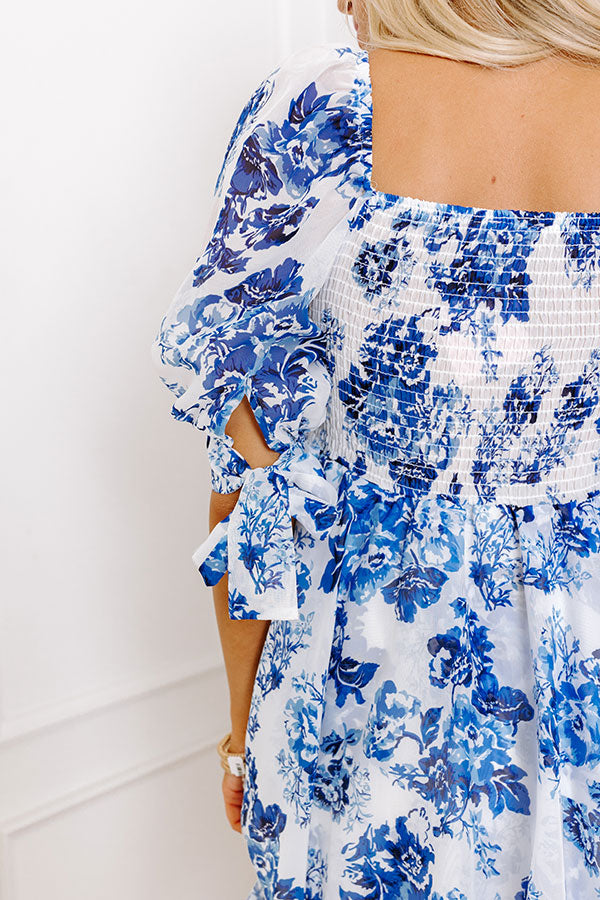 Spring Tea Garden Smocked Dress Image - 3
