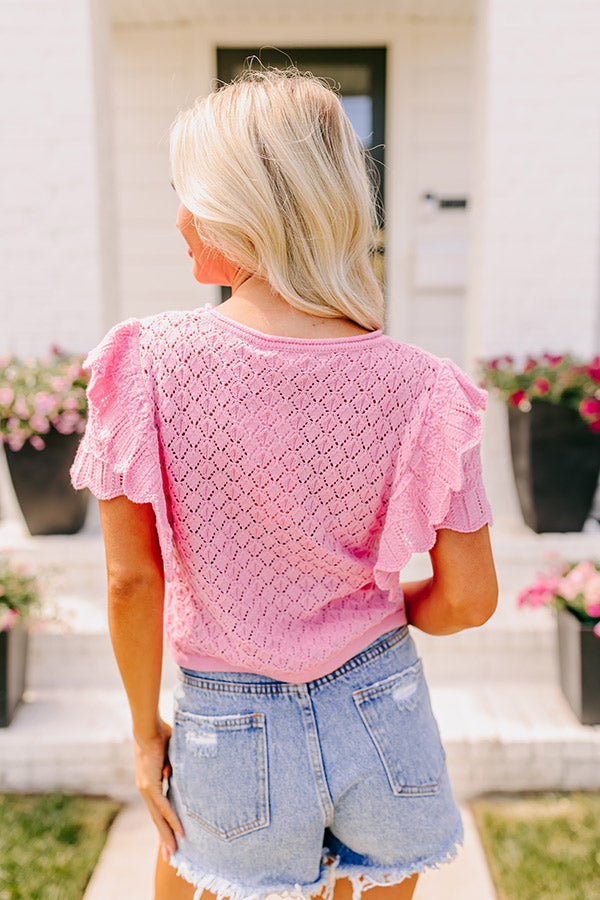 Sweet Tea Sippin Knit Top Image - 3