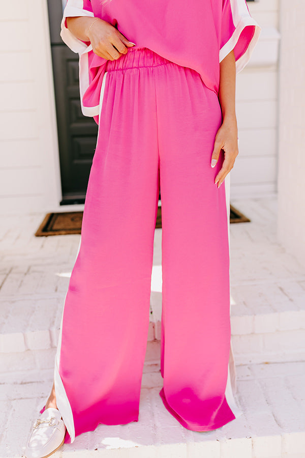 Brooklyn Babe High Waist Pants in Hot Pink Image - 2