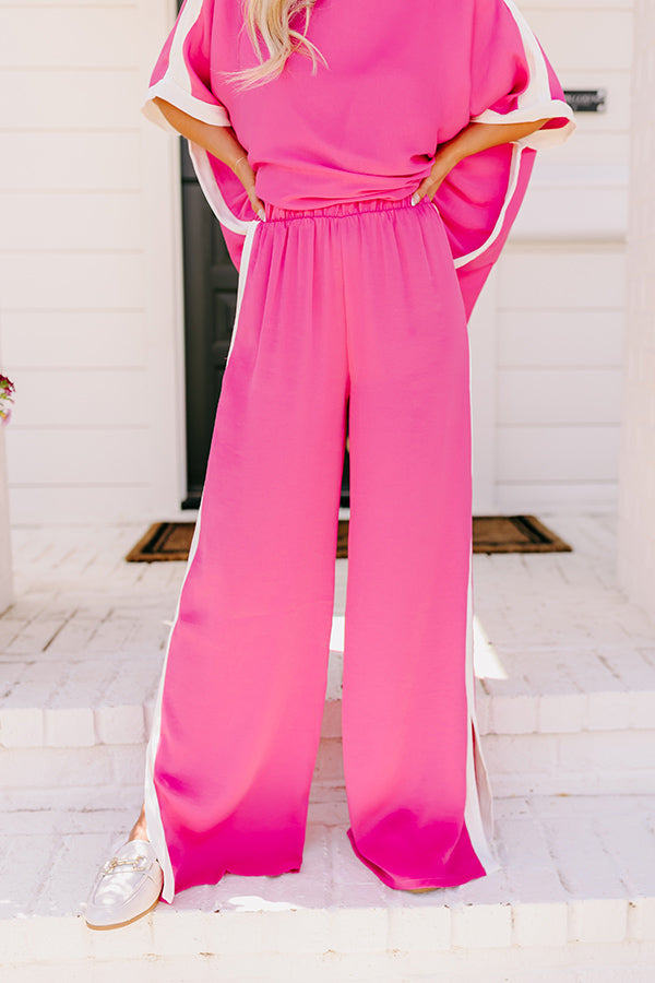 Brooklyn Babe High Waist Pants in Hot Pink Image - 5