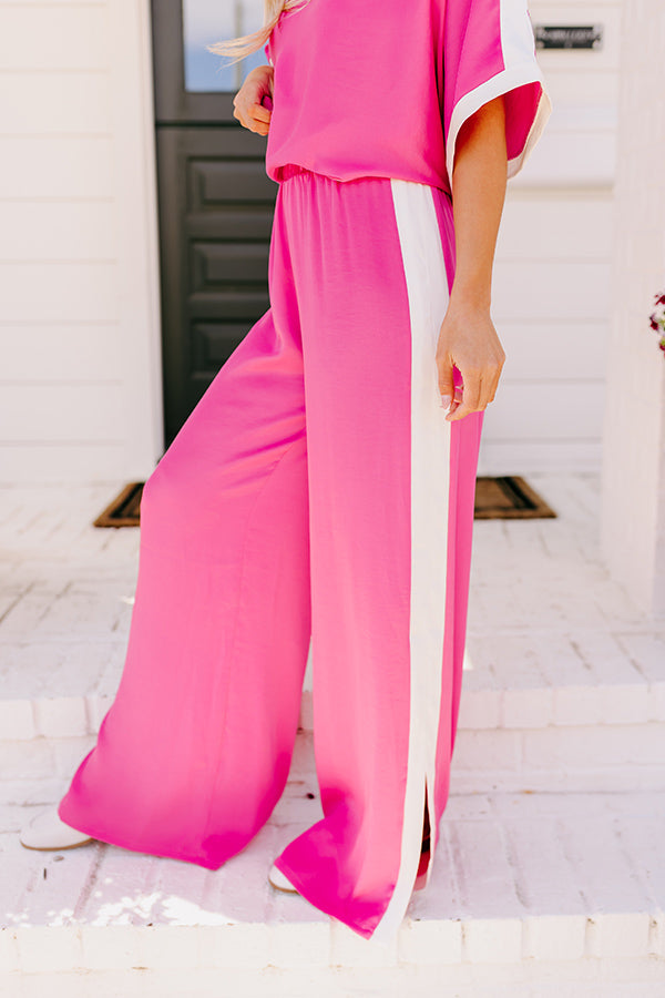 Brooklyn Babe High Waist Pants in Hot Pink Image - 3