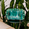 Cava Acrylic Clutch in Jade Image - 1