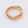 Gold Twisted Cobra Bangle Bracelets Image - 1