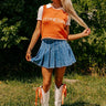 The Sarah High Waist Mini Skirt Image - 1