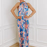 Wine Mixer Pleated Jumpsuit Image - 1