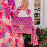 Montego Woven Purse in Violet Image - 1