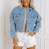 Street Chic Crop Denim Jacket Image - 1