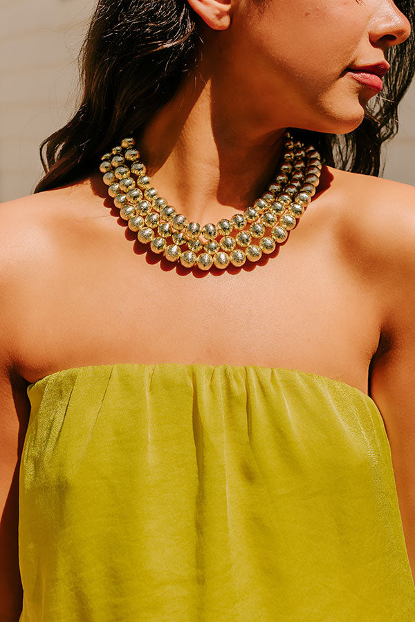 Golden Moment Layered Necklace Image - 2
