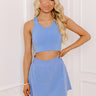 Preppy And Proud Athletic Skort In Airy Blue Image - 1
