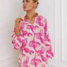 Sips and Smiles Floral Button Up in Blush Image - 1