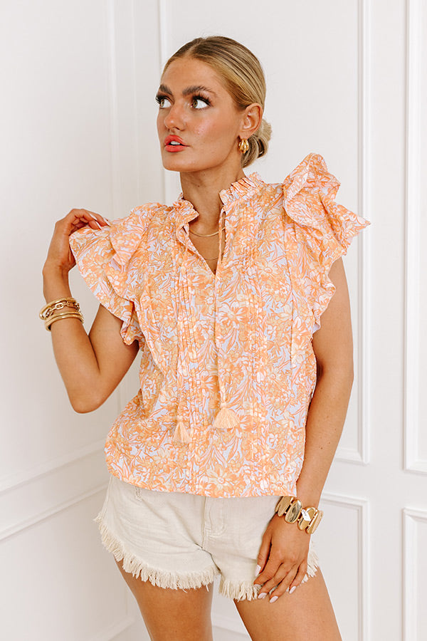 Summer Sorbet Floral Top Image - 2