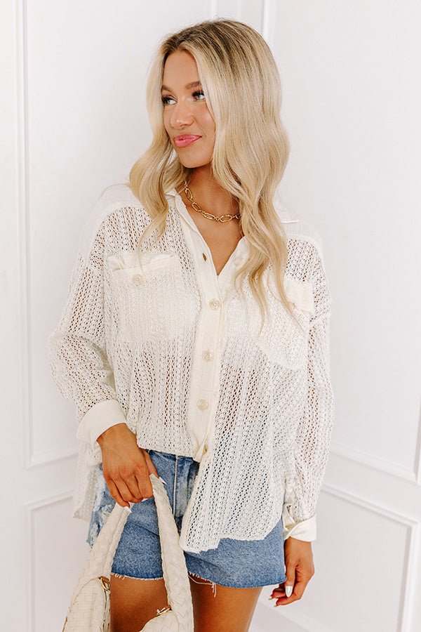 Malibu Beach Knit Top Image - 1